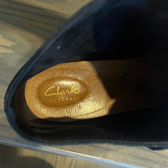 Clarks Artisan Bootie with Cork Heel Size 10 - Picture 2 of 10